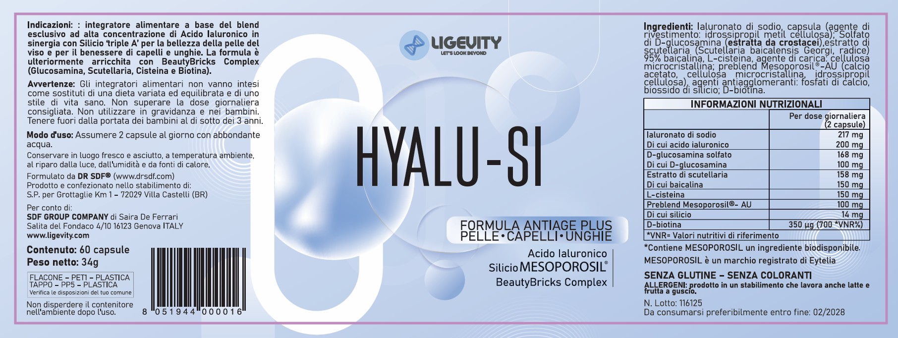 Ligevity Hyalu-SI - immagine 2